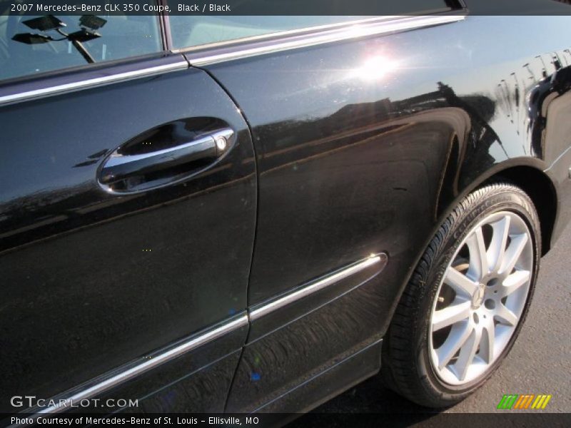 Black / Black 2007 Mercedes-Benz CLK 350 Coupe