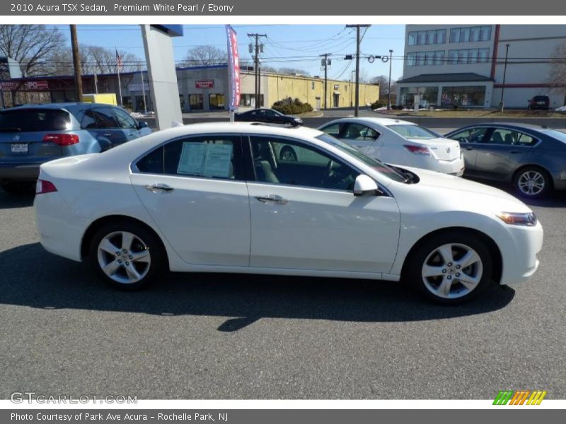 Premium White Pearl / Ebony 2010 Acura TSX Sedan