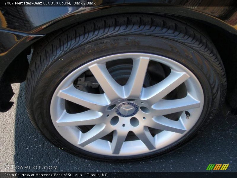 Black / Black 2007 Mercedes-Benz CLK 350 Coupe