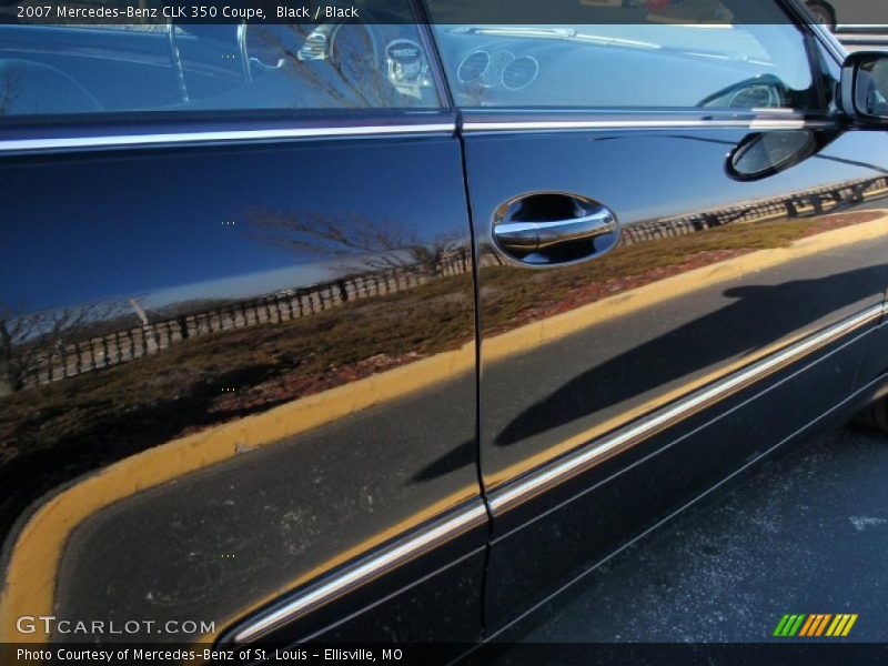 Black / Black 2007 Mercedes-Benz CLK 350 Coupe