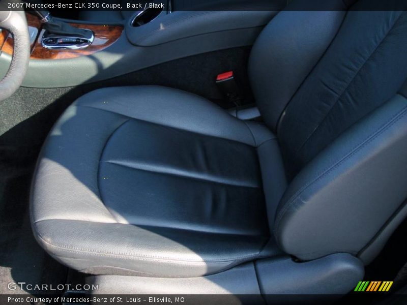 Black / Black 2007 Mercedes-Benz CLK 350 Coupe