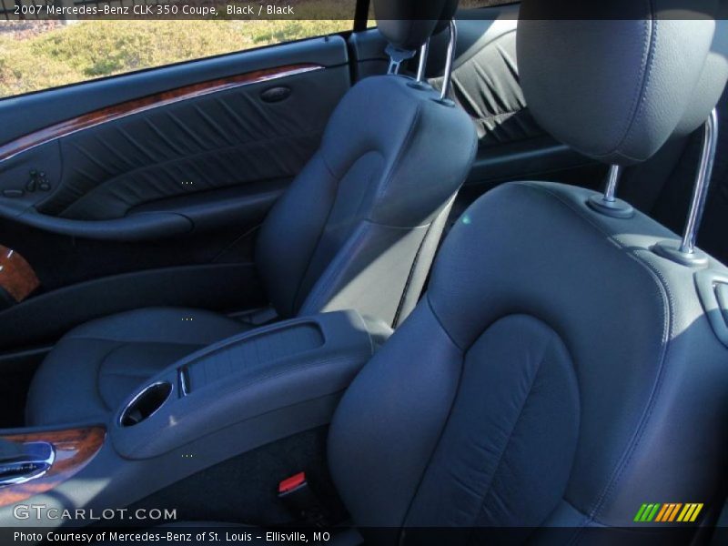 Black / Black 2007 Mercedes-Benz CLK 350 Coupe