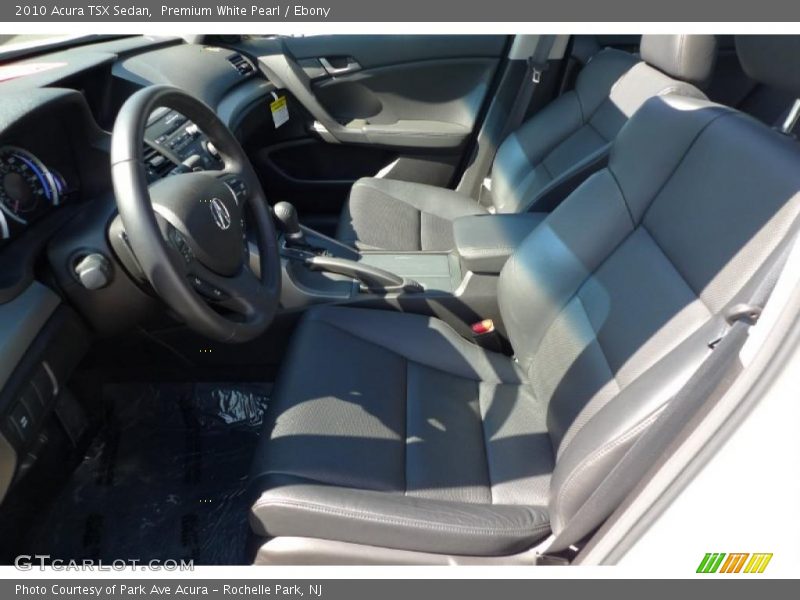 Premium White Pearl / Ebony 2010 Acura TSX Sedan