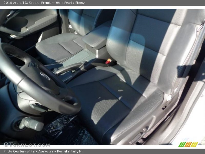 Premium White Pearl / Ebony 2010 Acura TSX Sedan