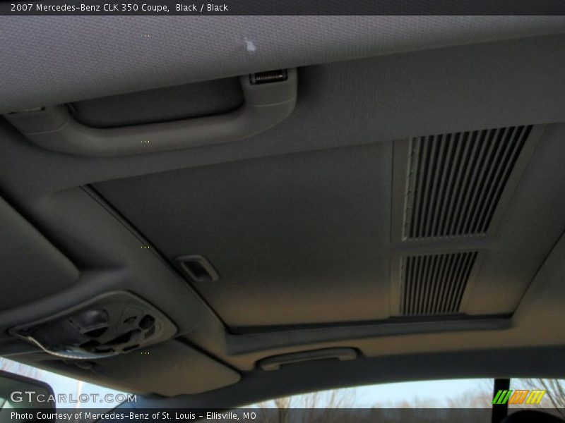 Black / Black 2007 Mercedes-Benz CLK 350 Coupe