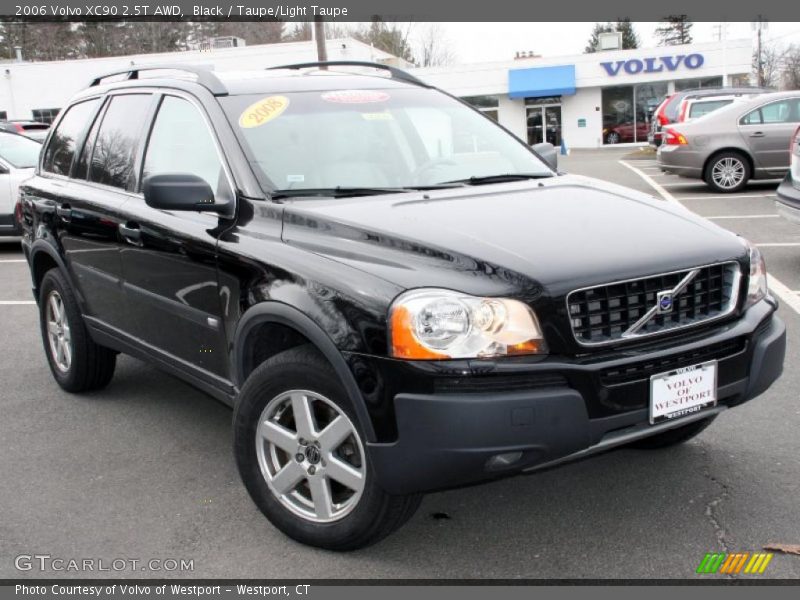 Black / Taupe/Light Taupe 2006 Volvo XC90 2.5T AWD