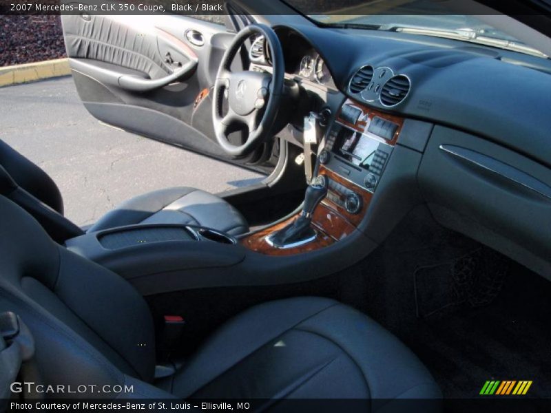 Black / Black 2007 Mercedes-Benz CLK 350 Coupe