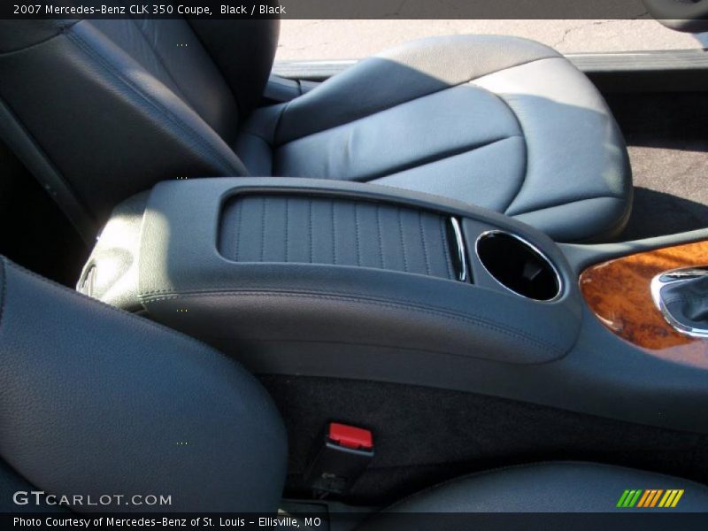 Black / Black 2007 Mercedes-Benz CLK 350 Coupe