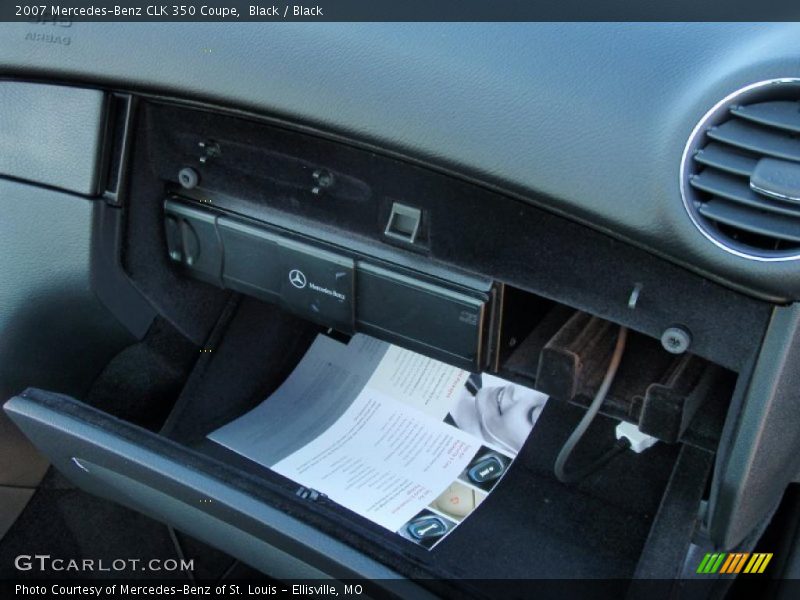 Black / Black 2007 Mercedes-Benz CLK 350 Coupe