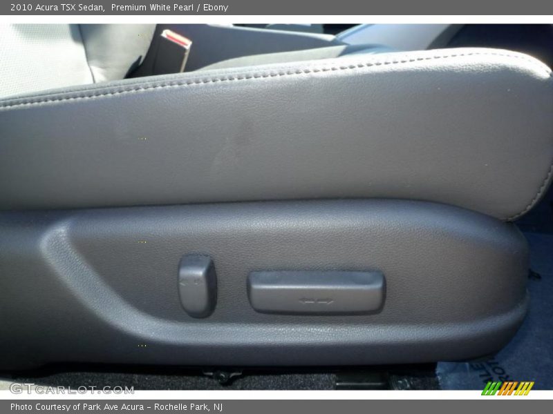 Premium White Pearl / Ebony 2010 Acura TSX Sedan