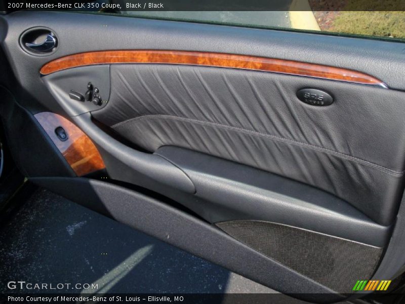 Black / Black 2007 Mercedes-Benz CLK 350 Coupe