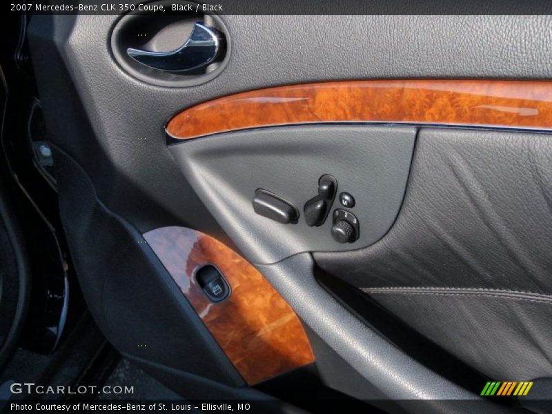 Black / Black 2007 Mercedes-Benz CLK 350 Coupe