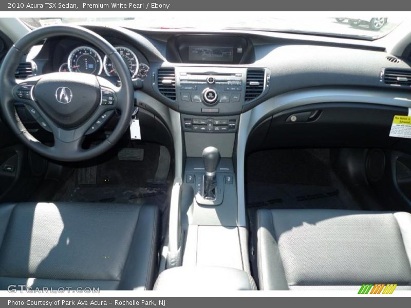 Premium White Pearl / Ebony 2010 Acura TSX Sedan