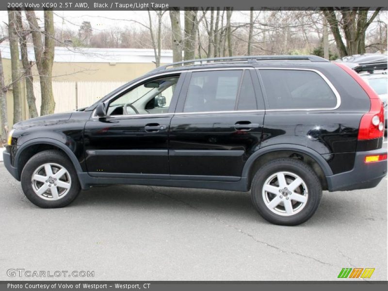Black / Taupe/Light Taupe 2006 Volvo XC90 2.5T AWD