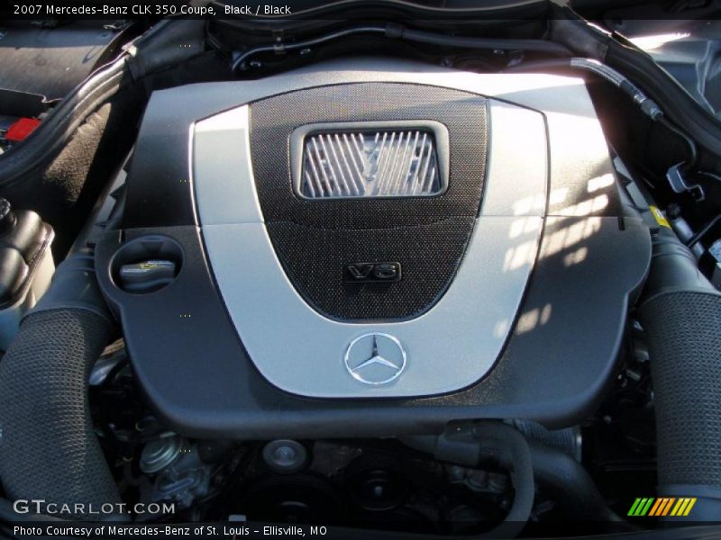 Black / Black 2007 Mercedes-Benz CLK 350 Coupe