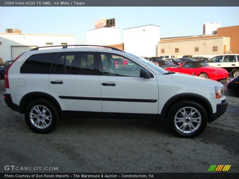 Ice White / Taupe 2004 Volvo XC90 T6 AWD