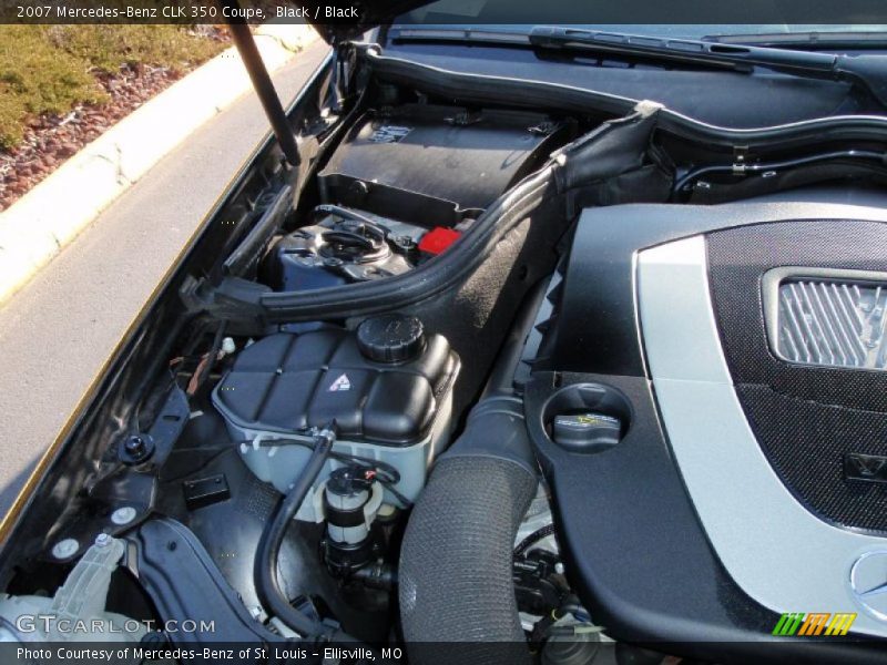 Black / Black 2007 Mercedes-Benz CLK 350 Coupe