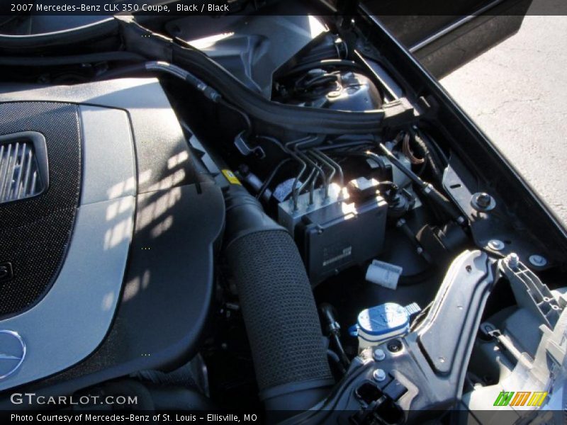Black / Black 2007 Mercedes-Benz CLK 350 Coupe