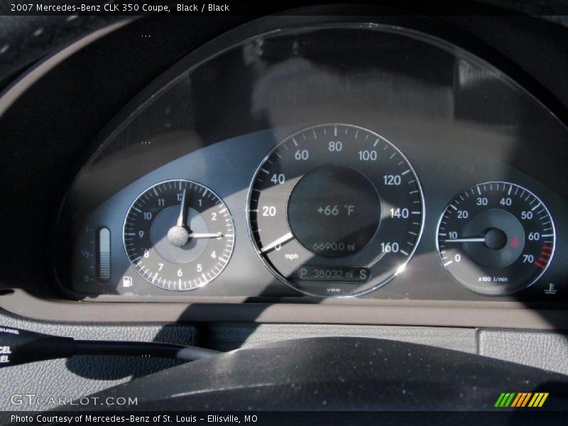 Black / Black 2007 Mercedes-Benz CLK 350 Coupe