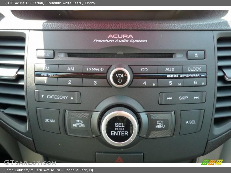 Premium White Pearl / Ebony 2010 Acura TSX Sedan