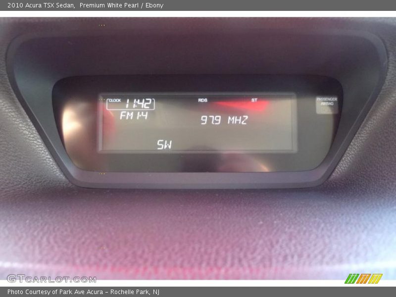 Premium White Pearl / Ebony 2010 Acura TSX Sedan