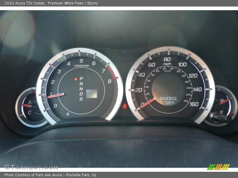 Premium White Pearl / Ebony 2010 Acura TSX Sedan
