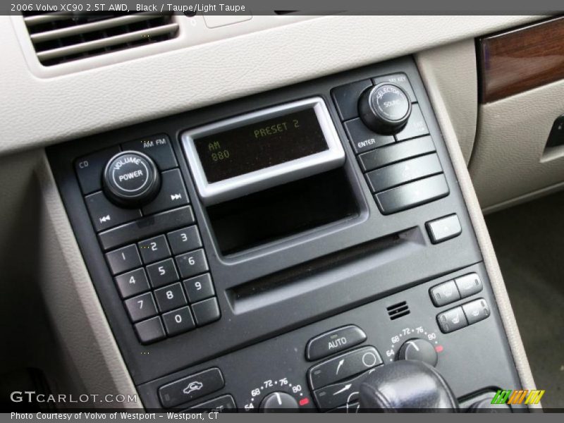 Black / Taupe/Light Taupe 2006 Volvo XC90 2.5T AWD