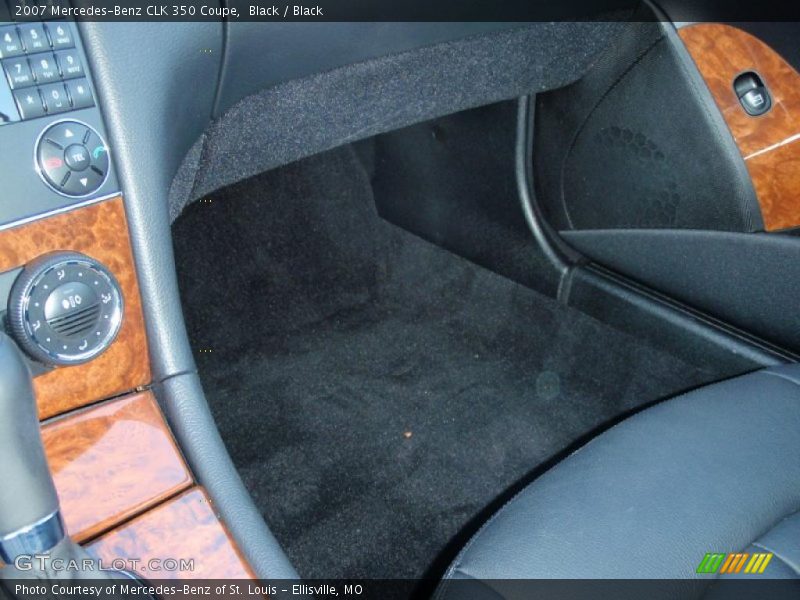 Black / Black 2007 Mercedes-Benz CLK 350 Coupe