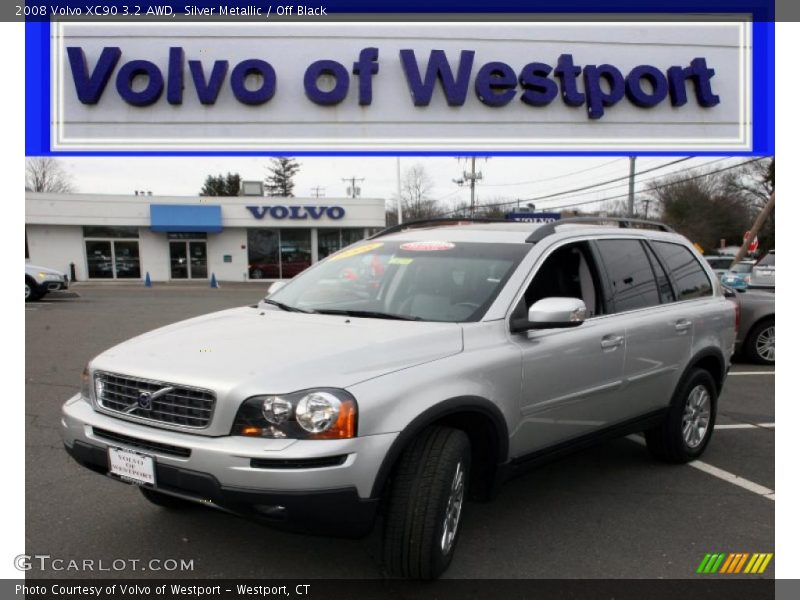 Silver Metallic / Off Black 2008 Volvo XC90 3.2 AWD