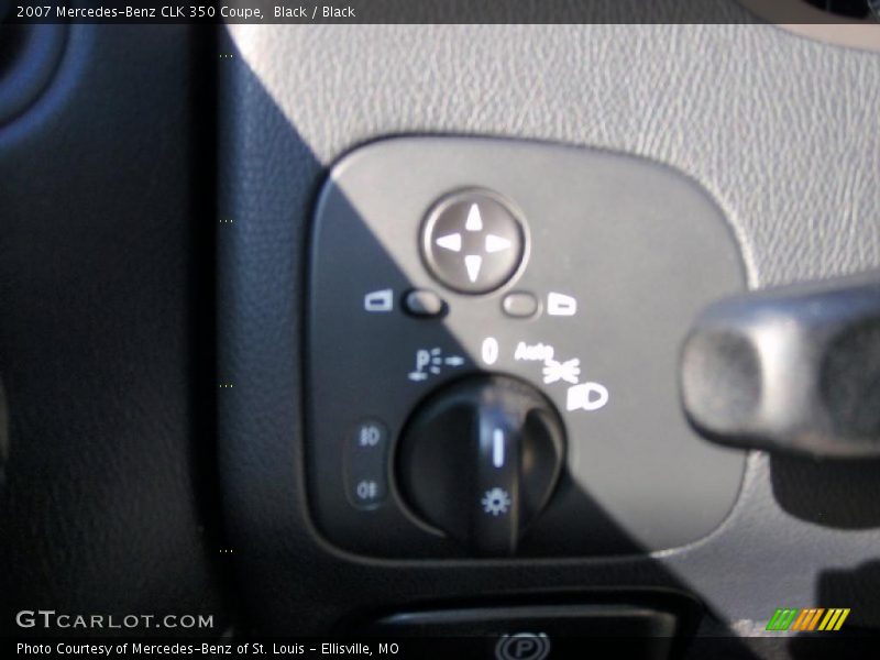 Black / Black 2007 Mercedes-Benz CLK 350 Coupe