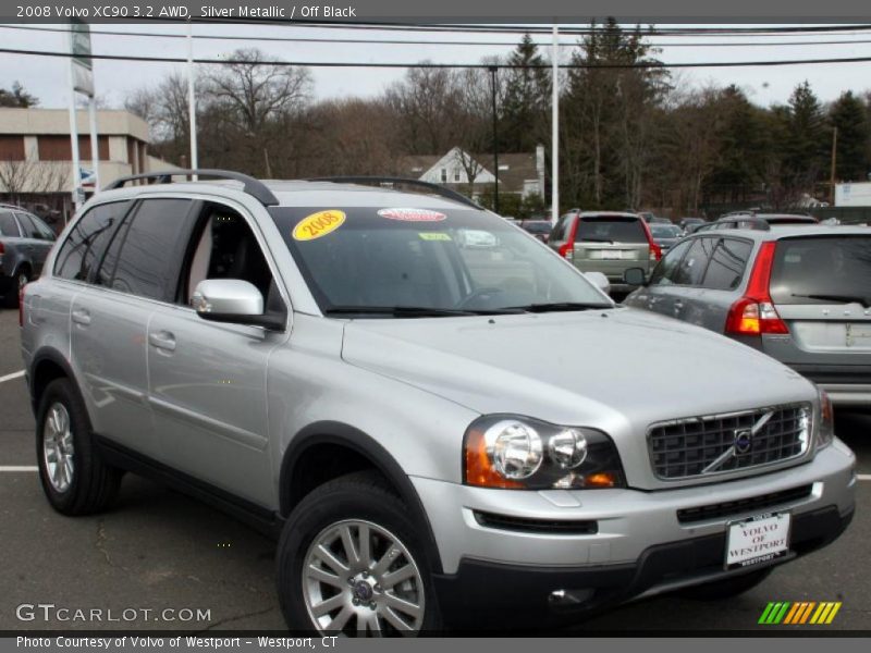 Silver Metallic / Off Black 2008 Volvo XC90 3.2 AWD
