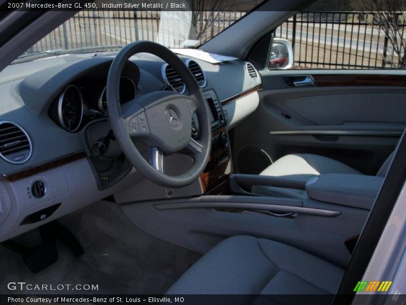 Iridium Silver Metallic / Black 2007 Mercedes-Benz GL 450