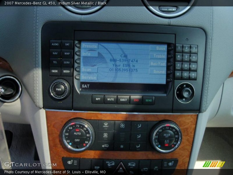 Iridium Silver Metallic / Black 2007 Mercedes-Benz GL 450