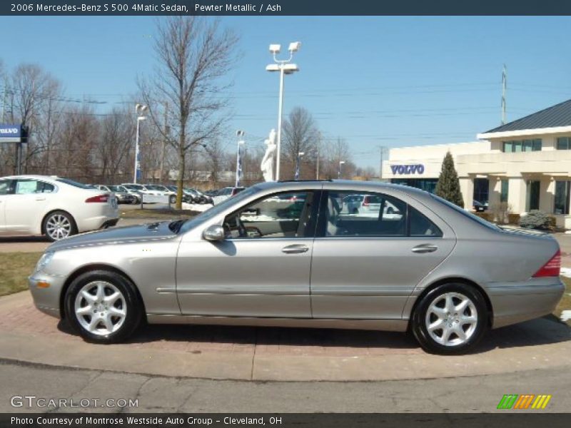 Pewter Metallic / Ash 2006 Mercedes-Benz S 500 4Matic Sedan