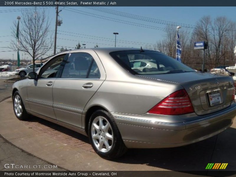 Pewter Metallic / Ash 2006 Mercedes-Benz S 500 4Matic Sedan
