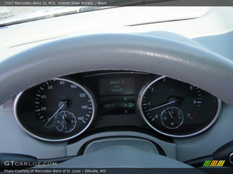 Iridium Silver Metallic / Black 2007 Mercedes-Benz GL 450