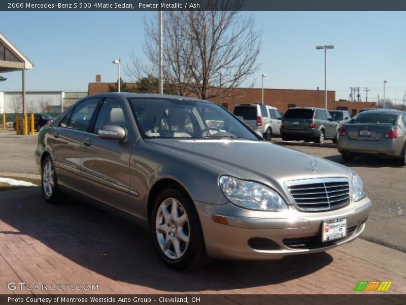 Pewter Metallic / Ash 2006 Mercedes-Benz S 500 4Matic Sedan