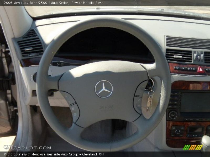 Pewter Metallic / Ash 2006 Mercedes-Benz S 500 4Matic Sedan
