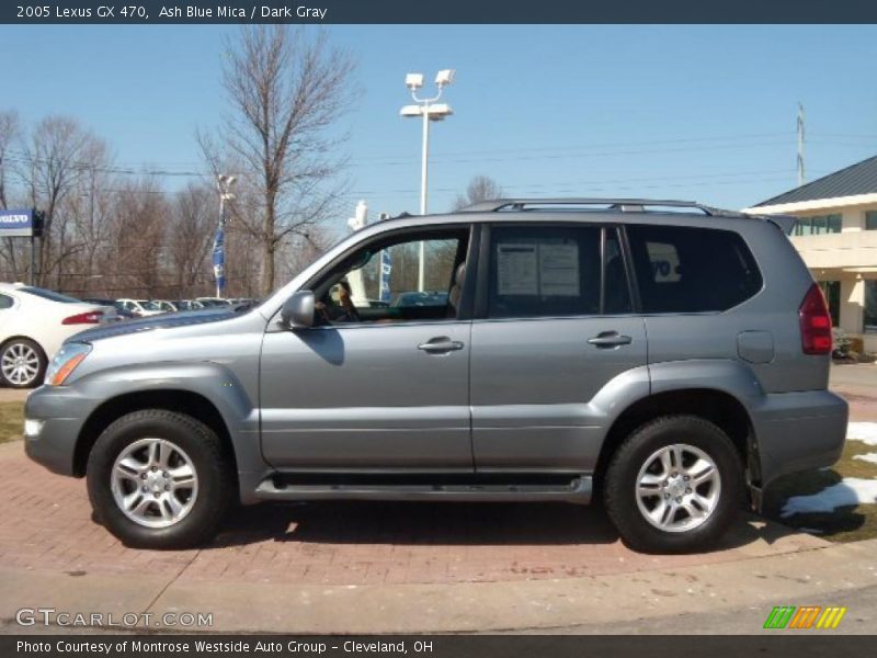 Ash Blue Mica / Dark Gray 2005 Lexus GX 470