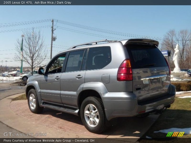 Ash Blue Mica / Dark Gray 2005 Lexus GX 470