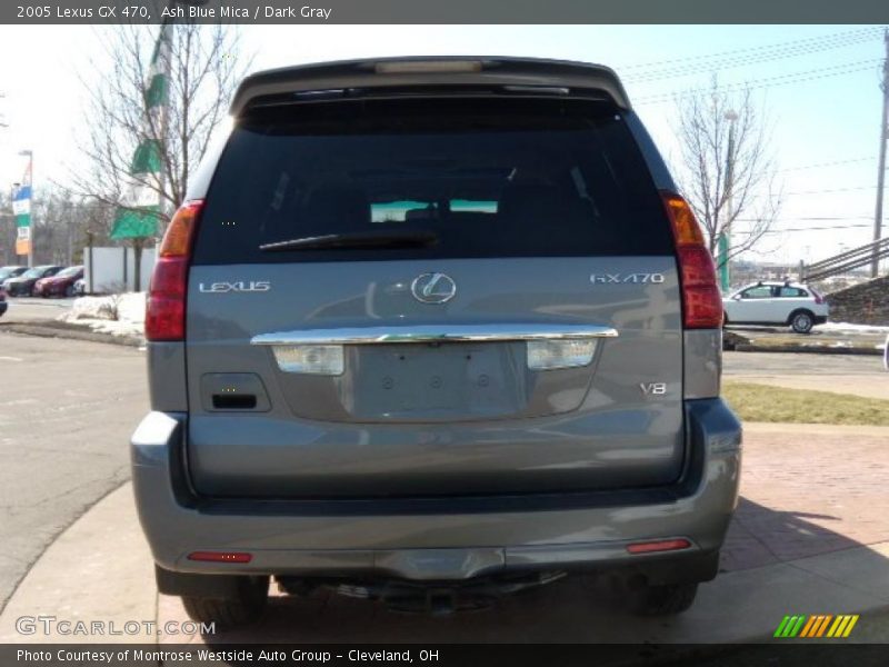 Ash Blue Mica / Dark Gray 2005 Lexus GX 470