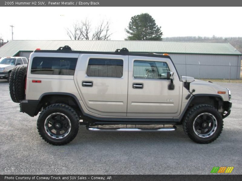 Pewter Metallic / Ebony Black 2005 Hummer H2 SUV