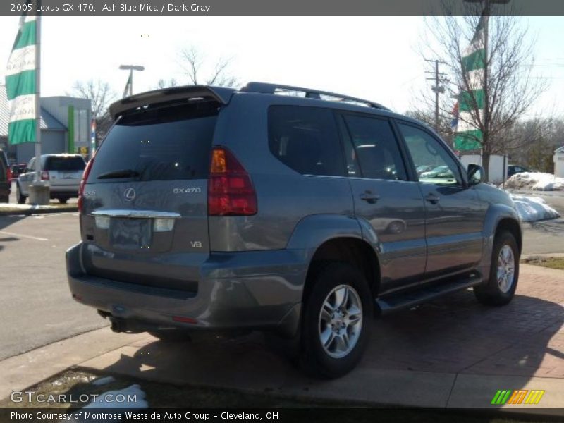 Ash Blue Mica / Dark Gray 2005 Lexus GX 470