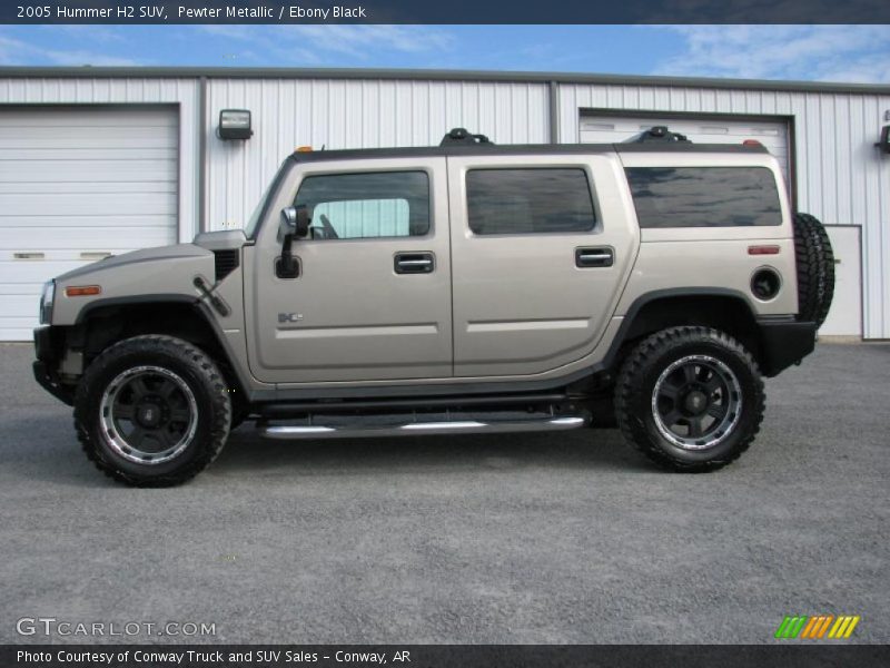 Pewter Metallic / Ebony Black 2005 Hummer H2 SUV
