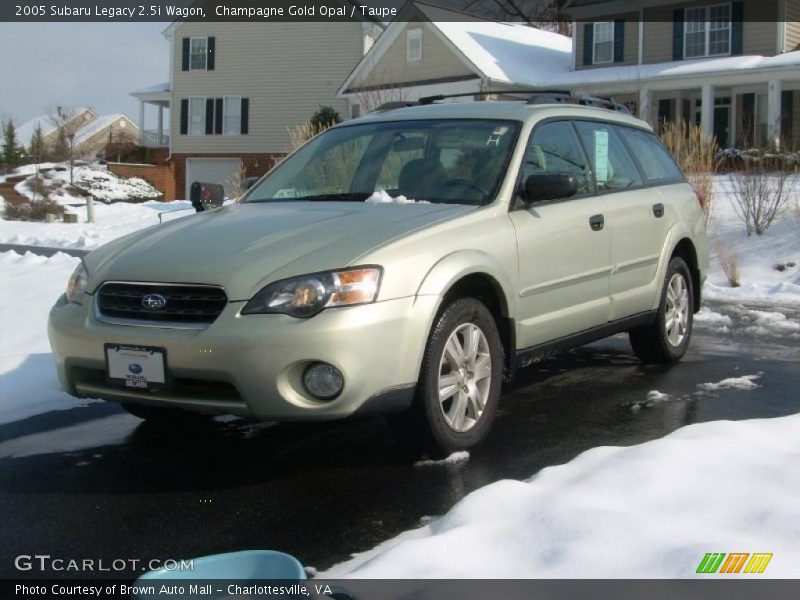 Champagne Gold Opal / Taupe 2005 Subaru Legacy 2.5i Wagon