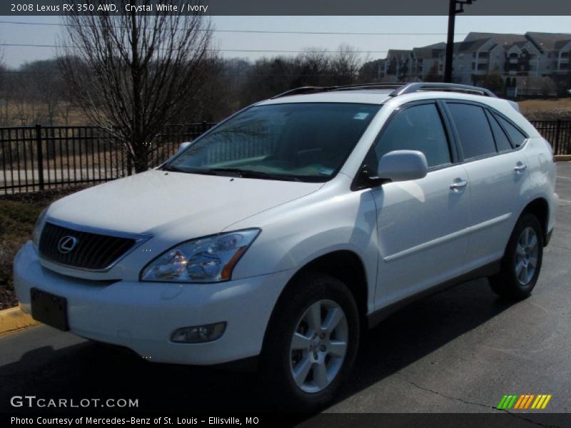 Crystal White / Ivory 2008 Lexus RX 350 AWD
