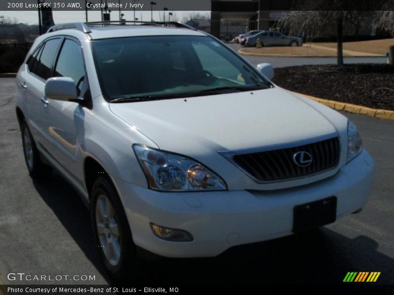 Crystal White / Ivory 2008 Lexus RX 350 AWD