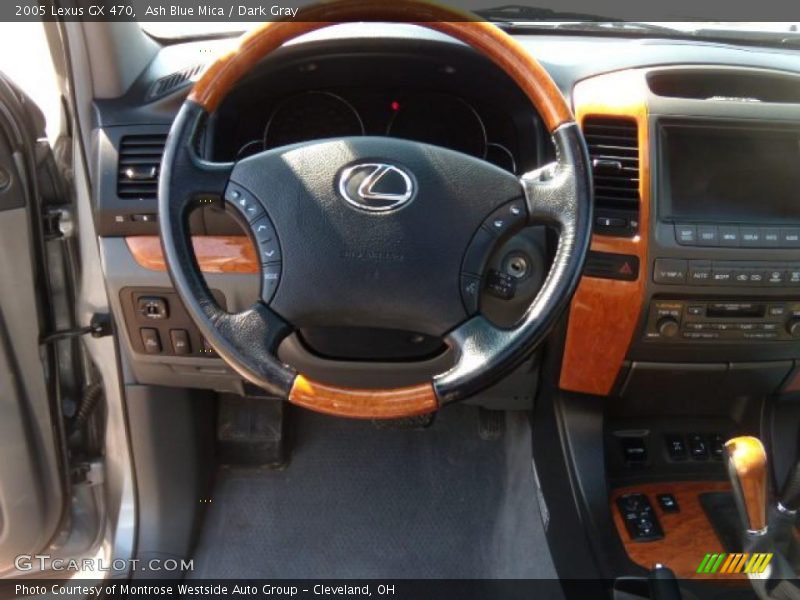 Ash Blue Mica / Dark Gray 2005 Lexus GX 470