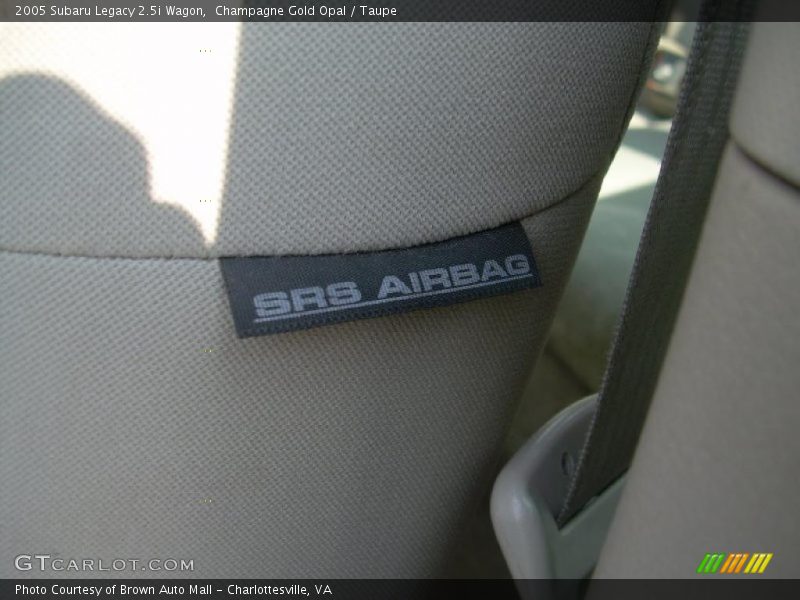 Champagne Gold Opal / Taupe 2005 Subaru Legacy 2.5i Wagon