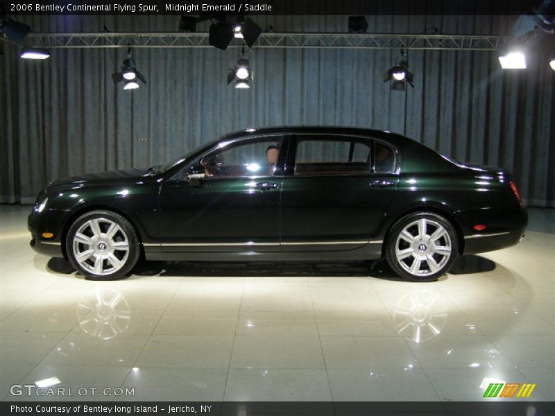 Midnight Emerald / Saddle 2006 Bentley Continental Flying Spur